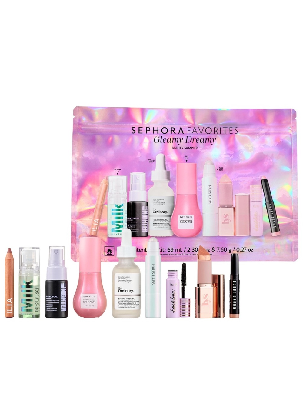 Glow Recipe Gleamy Dreamy Mini Lip & Glow Set - Pink Holographic